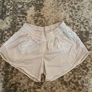 White lululemon shorts
